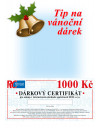 Dárkový certifikát (1000 Kč) tištěný