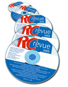Komplet pěti starších CD-ROM RC revue