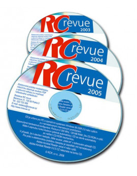 Komplet tří starších CD-ROM RC revue