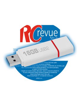 USB flash disk 16 GB se třemi ročníky RC revue (do roku 2022)